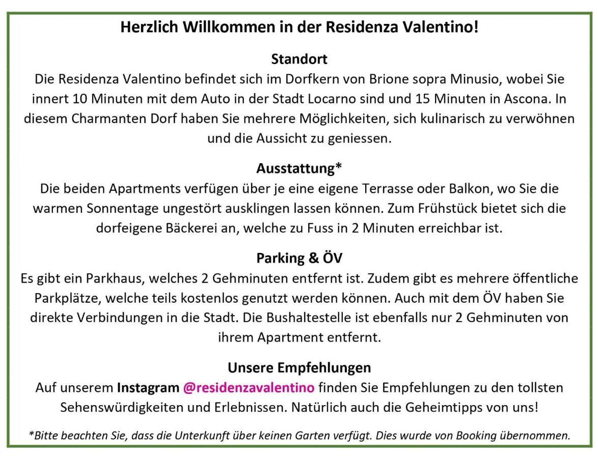 Apartament Residenza Valentino Locarno Zewnętrze zdjęcie